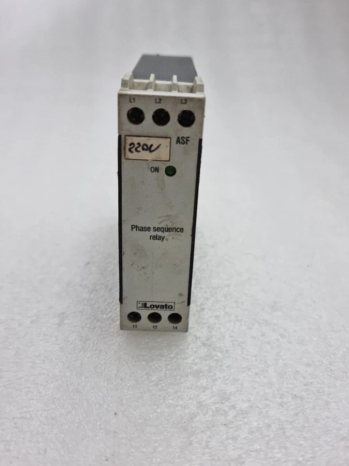 Lovato ASF 220 3Phase Sequence Control Relay 220-240Vac Made in Italy ASF220